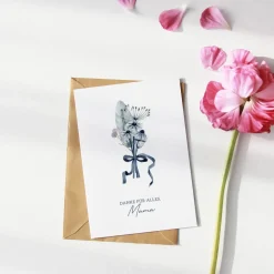 Dankeskarten Set *Mama* / 3 Geschenkkarten für Danksagung, Muttertag und Geburtstag
