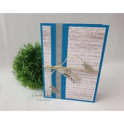 Danksagungskarte Dankeskarte Kommunion Konfirmation MAIGRÜN-TAUPE oder Wunschfarbe