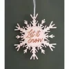 Deko Anhänger "Schneestern"