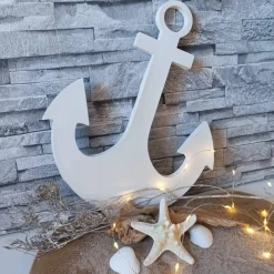 Deko Anker, Anker aus Raysin, Anker Deko, Anker Geschenk, Anker Hochzeit, Anker Raysin, Anker weiß, Maritim Deko, Anker