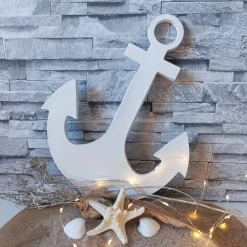 Deko Anker, Anker aus Raysin, Anker Deko, Anker Geschenk, Anker Hochzeit, Anker Raysin, Anker weiß, Maritim Deko, Anker