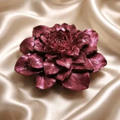 Deko Figur - Rose in Glitterrot -