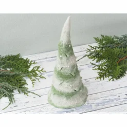 Deko Filz Tannenbaum aus dem Naturmaterial Wolle in Handarbeit gefilzt;