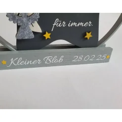 Deko für Sternenkinder | Holzstern für Sternenkind | Erinnerung an verstorbenes Kind | Andenken Fehlgeburt