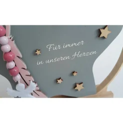 Deko für Sternenkinder | Holzstern für Sternenkind | Erinnerung an verstorbenes Kind | Andenken Fehlgeburt