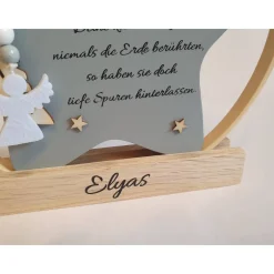 Deko für Sternenkinder | Holzstern für Sternenkind | Erinnerung an verstorbenes Kind | Andenken Fehlgeburt