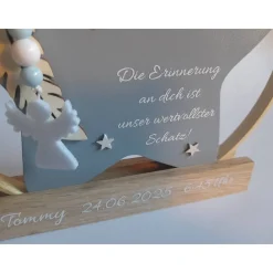 Deko für Sternenkinder | Holzstern für Sternenkind | Erinnerung an verstorbenes Kind | Andenken Fehlgeburt