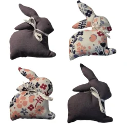 Deko Hasen im 4-er Set