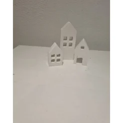 Deko Häuschen Set mit Kerze Keraflott