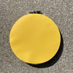 Deko Stickrahmen Hase gelb