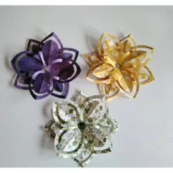 Dekoblumen Tischdeko mit Strassteinen