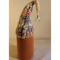 Dekofigur FLASCHENWICHTEL BLAU Geschenk zur Geburt Babyparty Taufe Babygeburtstag Geldgeschenk