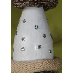 Dekofigur MURPHY Wichtel Upcycling Flasche Flaschenkunst Dekoration Collage Nikolausgeschenk Weihnachtsdeko Geldgeschenk