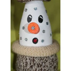 Dekofigur MURPHY Wichtel Upcycling Flasche Flaschenkunst Dekoration Collage Nikolausgeschenk Weihnachtsdeko Geldgeschenk