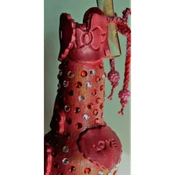 Dekoflasche Geldgeschenk MODE Upcycling Flasche Geschenk Frauengeschenk zu Muttertag Geburtstag Valentinstag