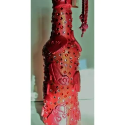 Dekoflasche Geldgeschenk MODE Upcycling Flasche Geschenk Frauengeschenk zu Muttertag Geburtstag Valentinstag