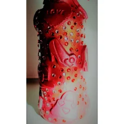 Dekoflasche Geldgeschenk MODE Upcycling Flasche Geschenk Frauengeschenk zu Muttertag Geburtstag Valentinstag