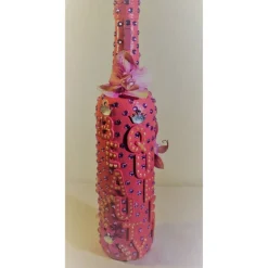 Dekoflasche Geldgeschenk BEAUTY QUEEN Upcycling Flasche Geschenk Frauengeschenk zu Weihnachten Geburtstag Valentinstag M