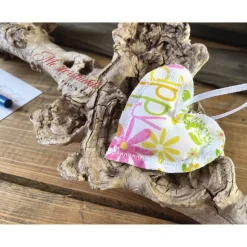 Dekoherzchen Set Stoffherz handgefertigt Streudeko