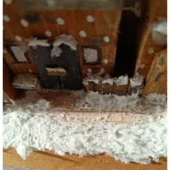 Deko-Holz-Winterhäuser, handbemalt