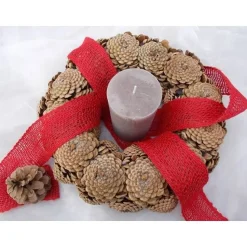 Dekokranz  Zapfenkranz Kiefer natur - robust und ehrlich ...