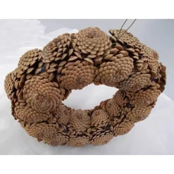 Dekokranz  Zapfenkranz Kiefer natur - robust und ehrlich ...