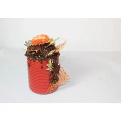 Dekoration GOLDBLÄTTCHEN Betonobjekt Dose Raumdekoration Tischdekoration Briefbeschwerer