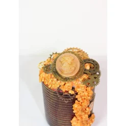 Dekoration KAMEE Betonobjekt Dose Raumdekoration Tischdekoration Steampunk Briefbeschwerer