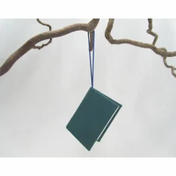 Dekoration Minibuch, petrol blau, Mini-Notizbuch, handgefertigt