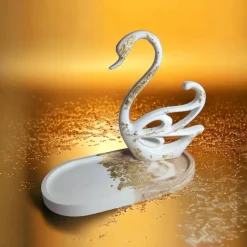 Dekoration Schwan Tablet