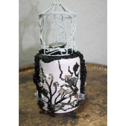 Dekoration VOGELKÄFIG Betonobjekt Dose Raumdekoration Tischdekoration Betondeko Briefbeschwerer Geldgeschenk