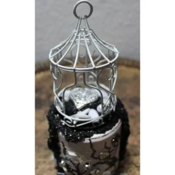 Dekoration VOGELKÄFIG Betonobjekt Dose Raumdekoration Tischdekoration Betondeko Briefbeschwerer Geldgeschenk