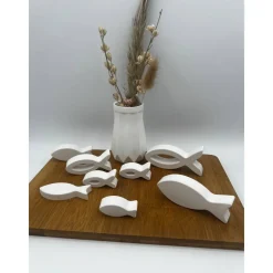 Dekoration zur Taufe , Konfirmation, Firmung, Kommunion , Fische zur Dekoration , Tisch Dekoration , Raysin 200 ,