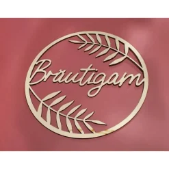 Dekorationsreifen "Bräutigam Fern"