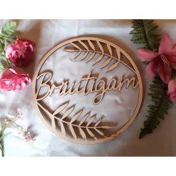 Dekorationsreifen "Bräutigam Fern"