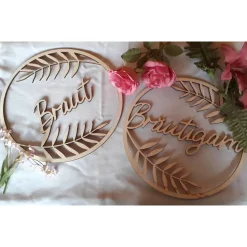 Dekorationsreifen Set "Braut & Bräutigam Fern"