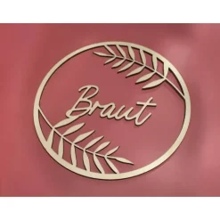 Dekorationsreifen Set "Braut & Bräutigam Fern"