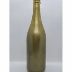 Dekorative Flasche in Kupfer mit Glitzereffekt. Perfekte Tischdekoration für die nächste Feier.