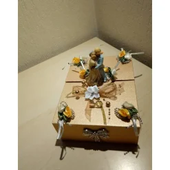 Dekorative Geschenkbox zur Goldenen Hochzeit – Kreative Geldgeschenk-Idee zur Goldhochzeit
