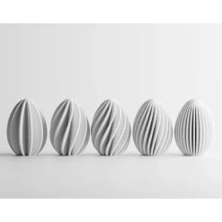 Dekorative Ostereier | Moderne Osteranhänger Ei | Minimalistische Frühlingsdeko | Osterstrauch Anhänger | Osterdeko