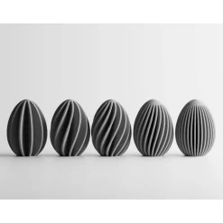 Dekorative Ostereier | Moderne Osteranhänger Ei | Minimalistische Frühlingsdeko | Osterstrauch Anhänger | Osterdeko