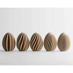 Dekorative Ostereier | Moderne Osteranhänger Ei | Minimalistische Frühlingsdeko | Osterstrauch Anhänger | Osterdeko