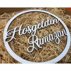 Dekoring „Hoşgeldin Ramazan” verschiedene Farben und Größen (OHNE Trockenblumen)