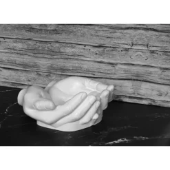 Dekoschale Hände aus Beton – Handgefertigte Schale, feuchtigkeits- & frostbeständig