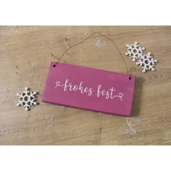 Dekoschild "frohes fest" zum Aufhängen aus der Manufaktur Karla