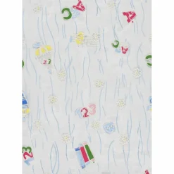 Deko-Stoff Schule Blau