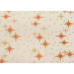 Deko-Stoff Sternchen Creme