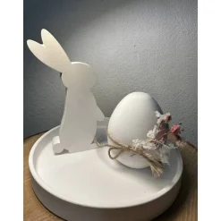 Dekoteller Ostern, Osterhase, Osterei