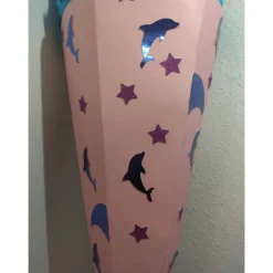 Delphin Schultüte mit deinem inkl. Name, perfekt für deine Einschulung