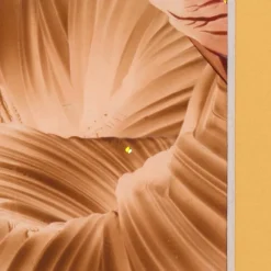 Der 1. Advent   Original Encausticmalerei, Unikat mit Passepartout - Design  Ulrike Kröll